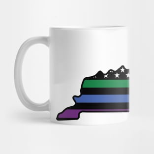 Rainbow Flag Kentucky Mug